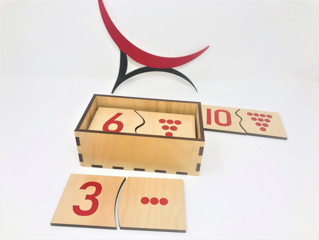 Number Puzzle - Montessori Wooden Number Puzzle, Houston TX