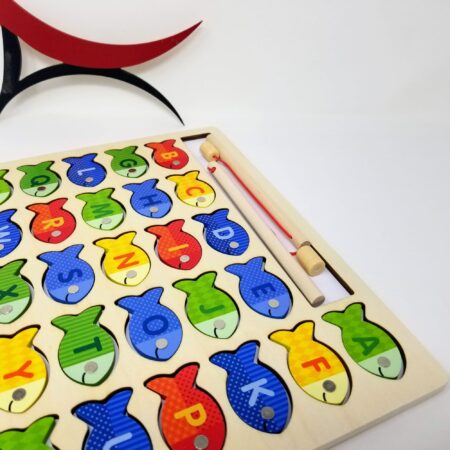 Magnetic Fish Catching Game: A Montessori-inspired Wooden Toy for Toddlers