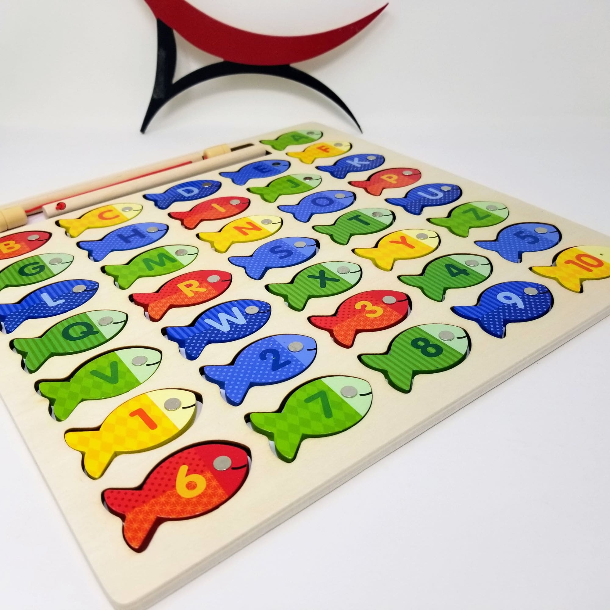 Magnetic Fish Catching Game: A Montessori-inspired Wooden Toy for Toddlers
